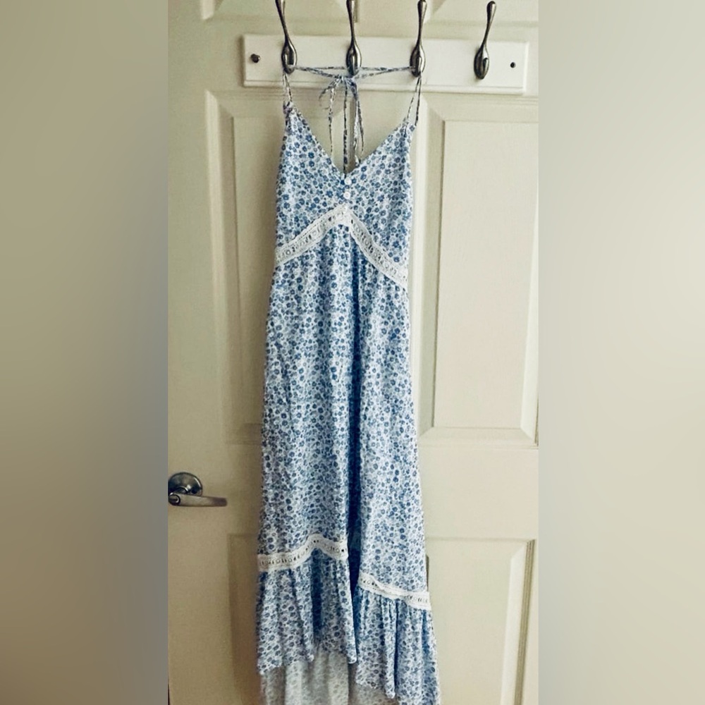Hollister Blue Floral Dress